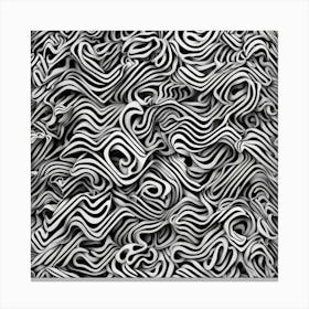 Black and White Abstract Art 29 Canvas Print