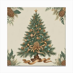 Christmas Tree Wall Arts (2) Canvas Print