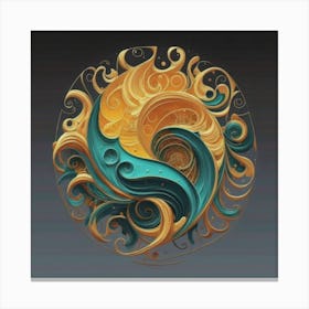 Yin Yang 1 Canvas Print