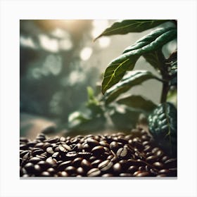 Coffee Beans 77 Canvas Print