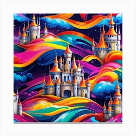 Castle In The Sky 35 Canvas Print