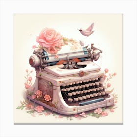 Typewriter Canvas Print