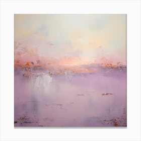 Lilac Whispers: Acrylic Elegance Canvas Print