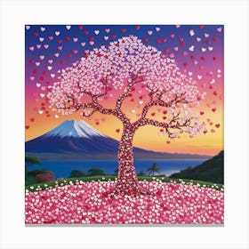 Love tree Canvas Print