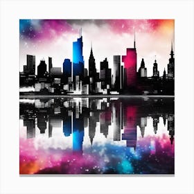 City Skyline 5 Canvas Print