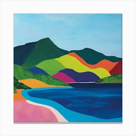 Abstract Travel Collection Saint Vincent And The Grenadines 1 Canvas Print