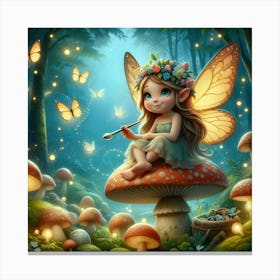 Illustration Fairy 17 Canvas Print