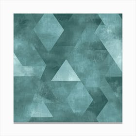 Abstract Triangles Canvas Print