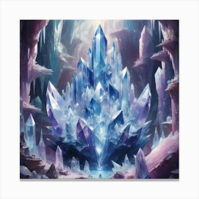 Crystal World 7 Canvas Print