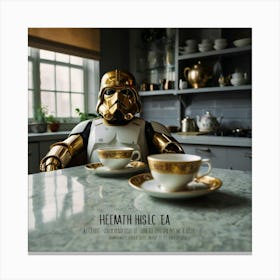 Default Hello Is It Tea Youre Looking For Kitchen Art 0 Canvas Print