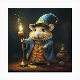 Wizard Hamster 2 Canvas Print