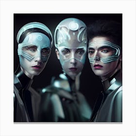 Futuristic Women Canvas Print