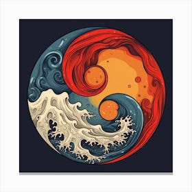 Yin Yang 17 Canvas Print