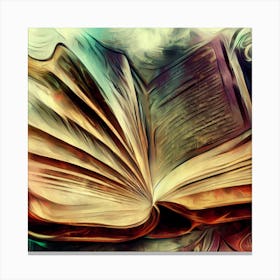 Open Book 1 Canvas Print