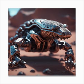 Robot gila monster Canvas Print