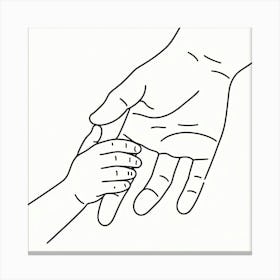 Hand Art Canvas Print