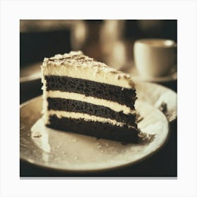 Chocolate Cake Canvas Print