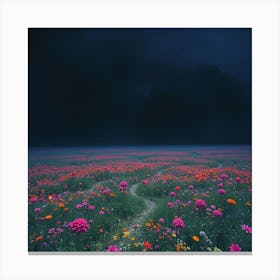 Field Of Flowers 6 Canvas Print