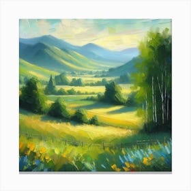 Landscape Painting 2 Canvas Print