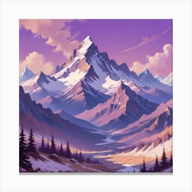 Mountain Landscape 4 Canvas Print