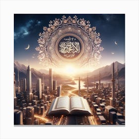 Islamic City Canvas Print