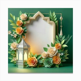 Ramadan Frame 6 Canvas Print