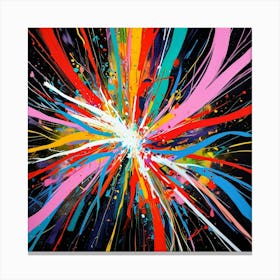 Burst Of Color 1 Canvas Print