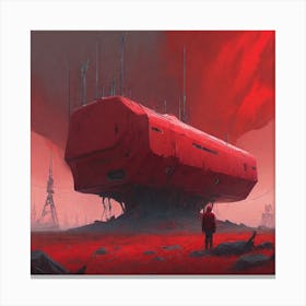 Red Planet 1 Canvas Print
