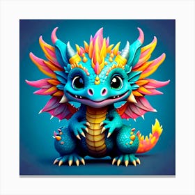 Cute Dragon Canvas Print