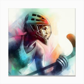 Field Hockey Player 1 Canvas Print