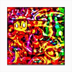 Psychedelic Fusion Canvas Print