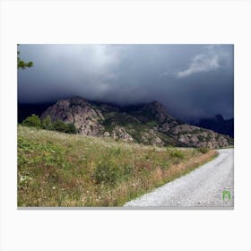 Cloudy Day In The Mountains 20140813458pub Canvas Print