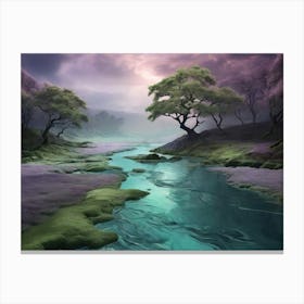 Landscape Painting 18 Canvas Print