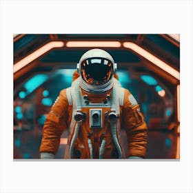 Astronaut In Space 1 Canvas Print