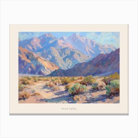 Western Landscapes Death Valley California 1 Poster Canvas Print