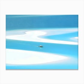 White Sandy Beach Canvas Print