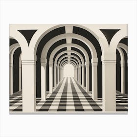 Arches And Arches Canvas Print