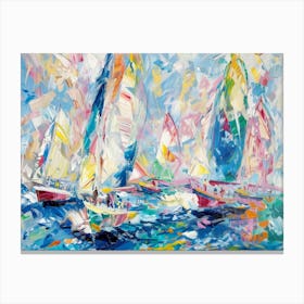 Sailboats 29 Canvas Print