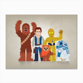 Star Wars Characters Canvas Print