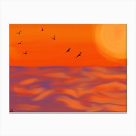 Marmalade Sunset Canvas Print