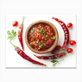Red Chili Sauce 1 Canvas Print