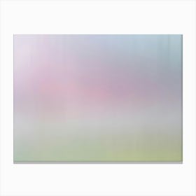 Soft, Blurred Gradient Background In Pastel Colors, Featuring A Dreamy And Ethereal Atmosphere Canvas Print