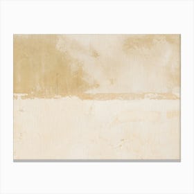 Abstract beige painting Canvas Print
