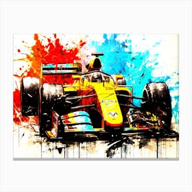 Single Seater Car - Indy Racer Canvas Print