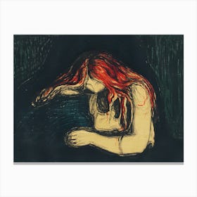 Red Haired Girl 3 Canvas Print