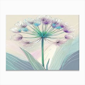 Allium 35 Canvas Print