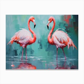 Flamingos 1 Canvas Print