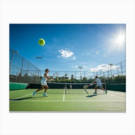 Tennis Court Canvas Print