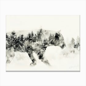 Wild Cat Mirage - Wild Cat Breeds Canvas Print