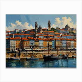 Portuguese City 1 Canvas Print